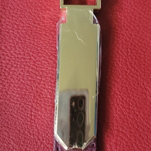 Kate Landry red & plum crossbody with gold chain NWT - Picture 12 of 14